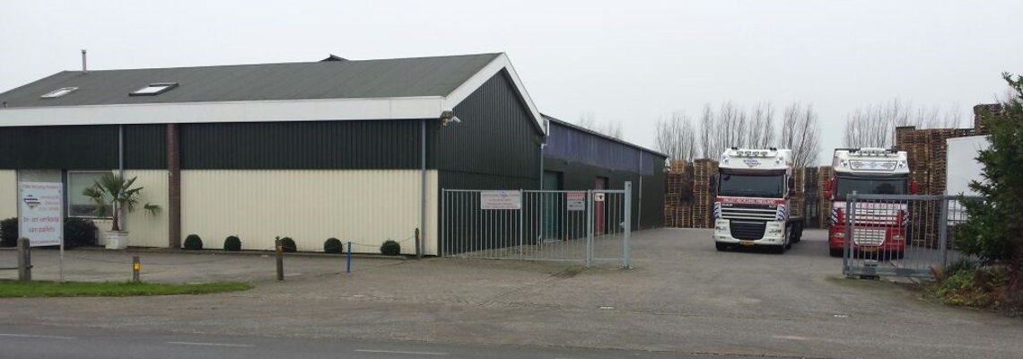 pallet recycling friesland kantoor voorkant terrein
